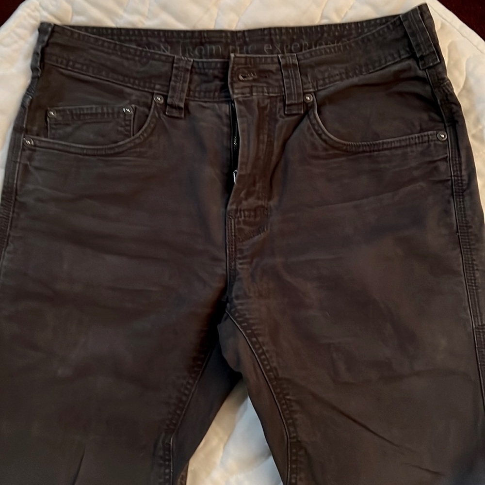 Black Prana Cotton Pants 30W  X 30L